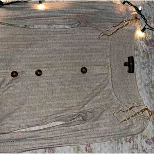 Almost Famous beige top